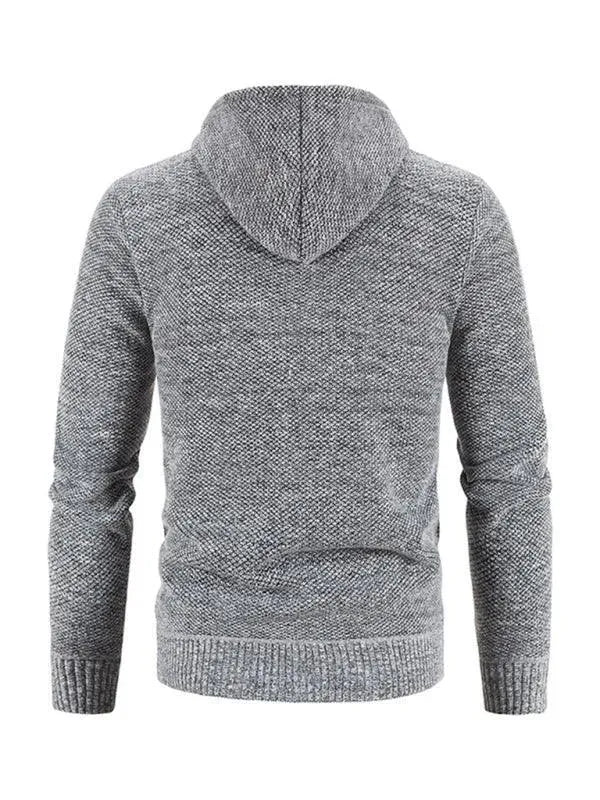 Herren Strickjacke Slim Fit Reißverschluss Modern