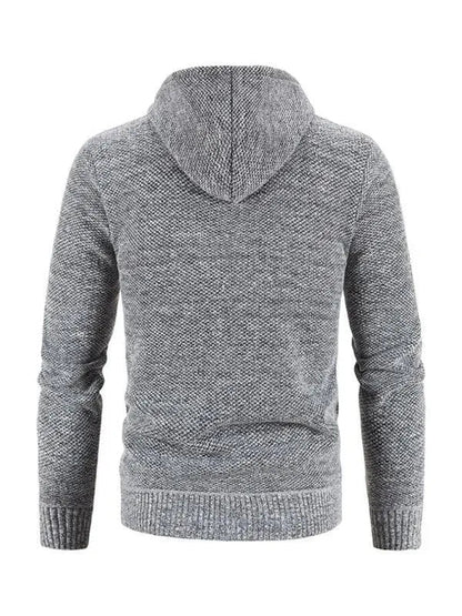Herren Strickjacke Slim Fit Reißverschluss Modern
