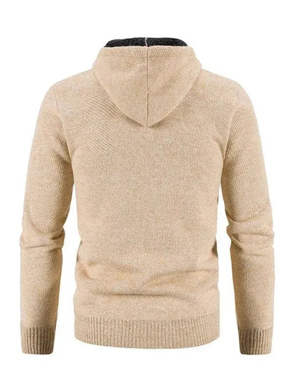 Herren Strickjacke Slim Fit Reißverschluss Modern