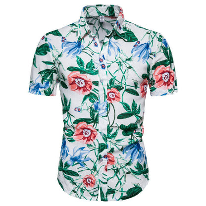 Herren Leinenhemd Baumwolle Sommer - Norvielle