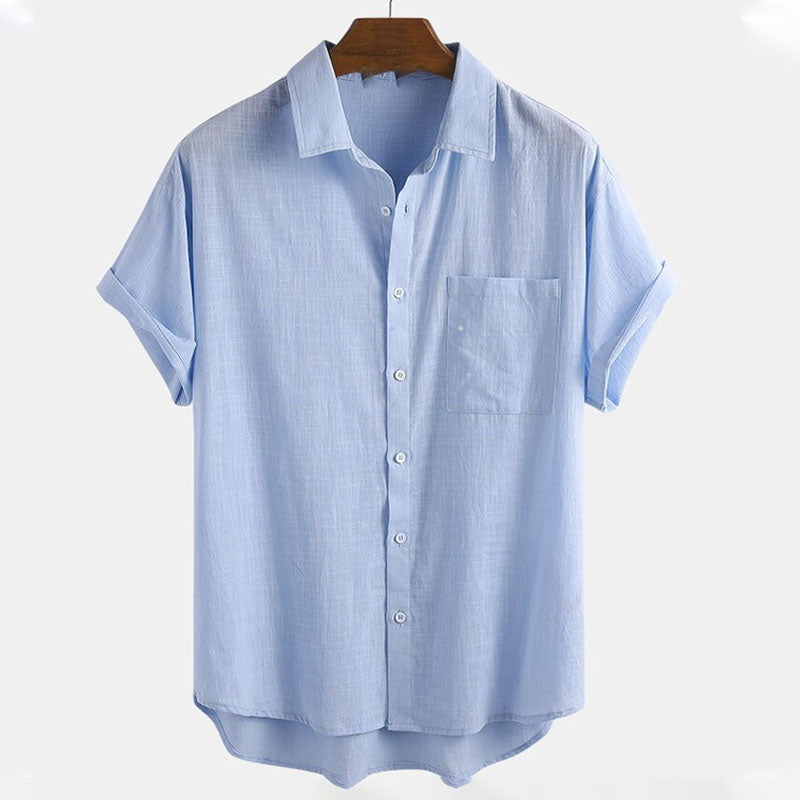 Herren Slim-Fit Kurzarmhemd für Alltag - Norvielle