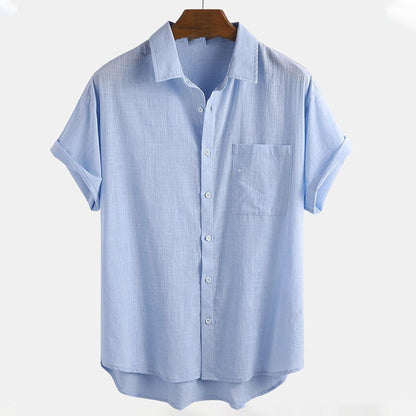 Herren Slim-Fit Kurzarmhemd für Alltag - Norvielle
