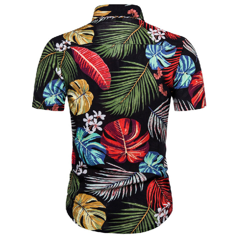 Herren Hemd Bedruckt Vintage Relaxed Fit