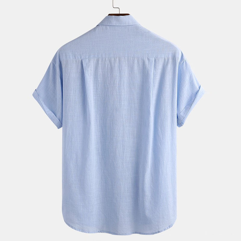 Herren Slim-Fit Kurzarmhemd für Alltag