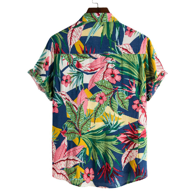 Herren Urlaubshemd Trenddruck Farbenfroh
