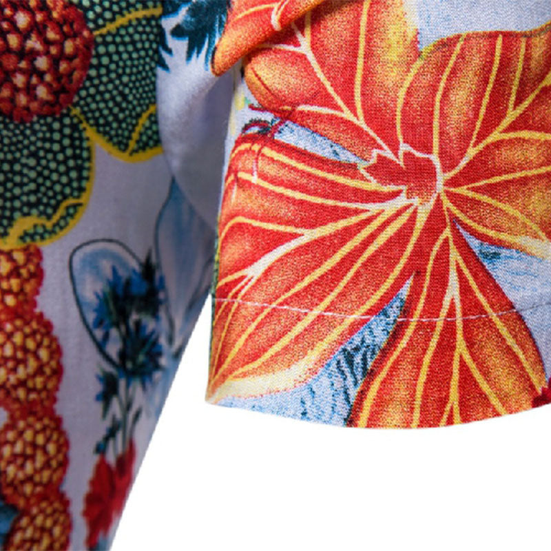 Herren Urlaubsshirt Leger mit Aufdruck