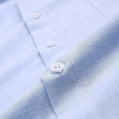 Herren Slim-Fit Kurzarmhemd für Alltag