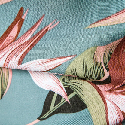 Herren Kurzarmhemd Tropical Farben