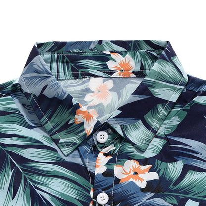Herren Hawaii Hemd Kurzarm Sommer Modern