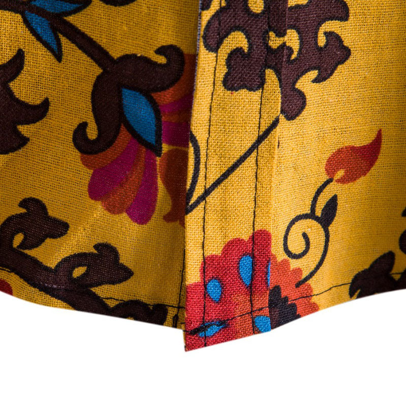 Herren Kurzarmhemd Cool Print