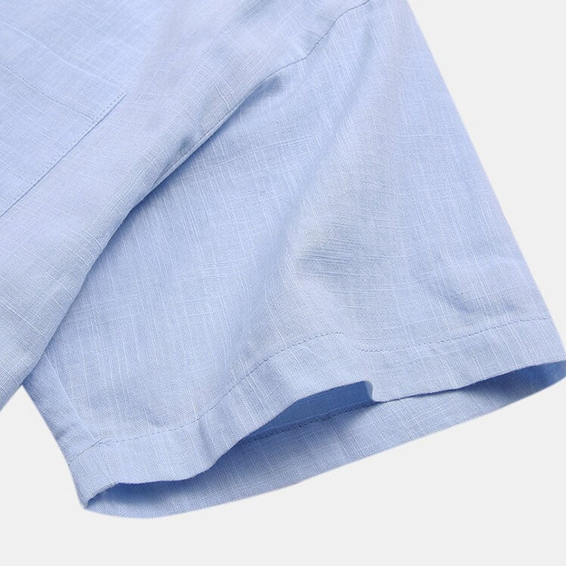 Herren Slim-Fit Kurzarmhemd für Alltag