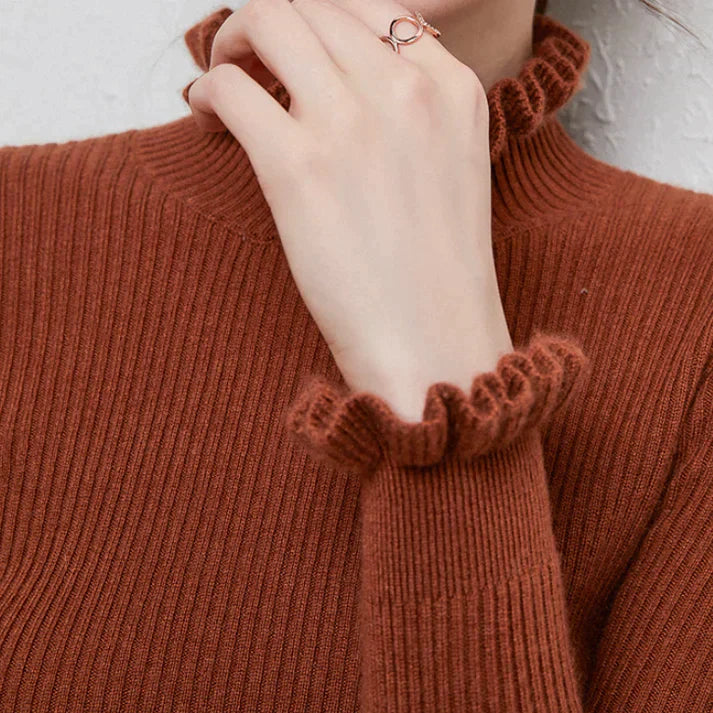 Damen Kaschmir Rollkragenpullover Weich