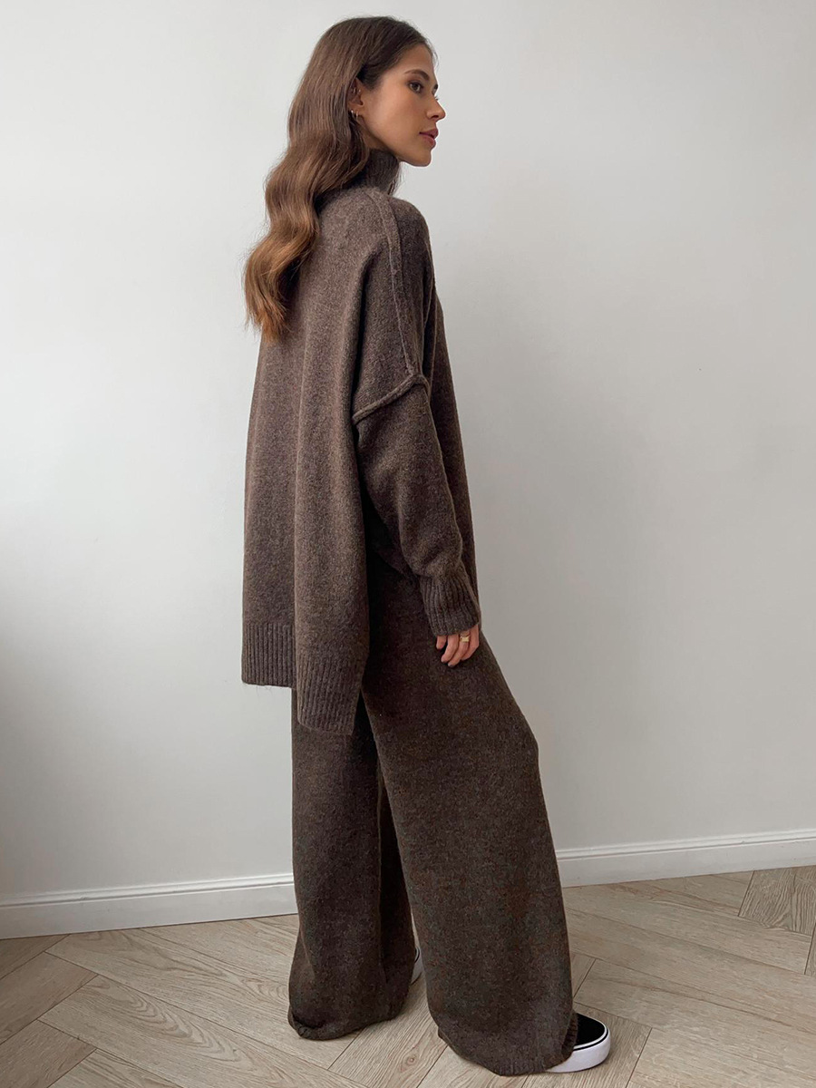 Damen Oversize Strickpullover Weich