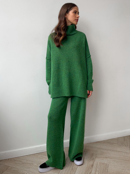 Damen Oversize Strickpullover Weich