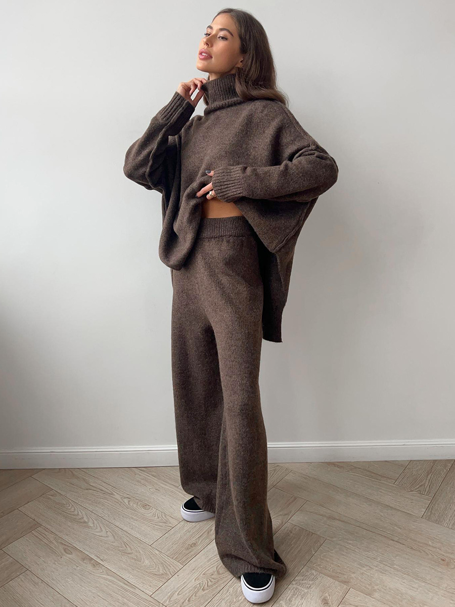 Damen Oversize Strickpullover Weich