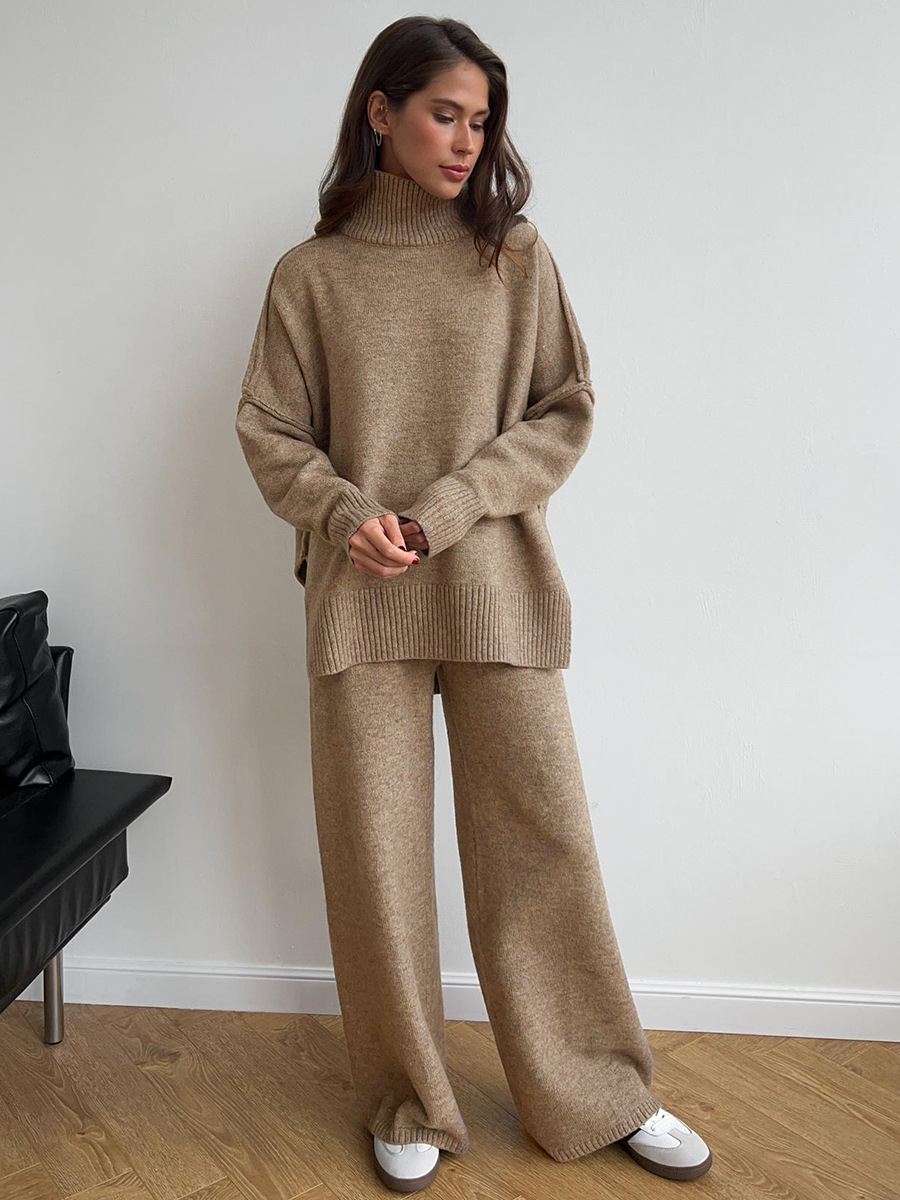 Damen Oversize Strickpullover Weich