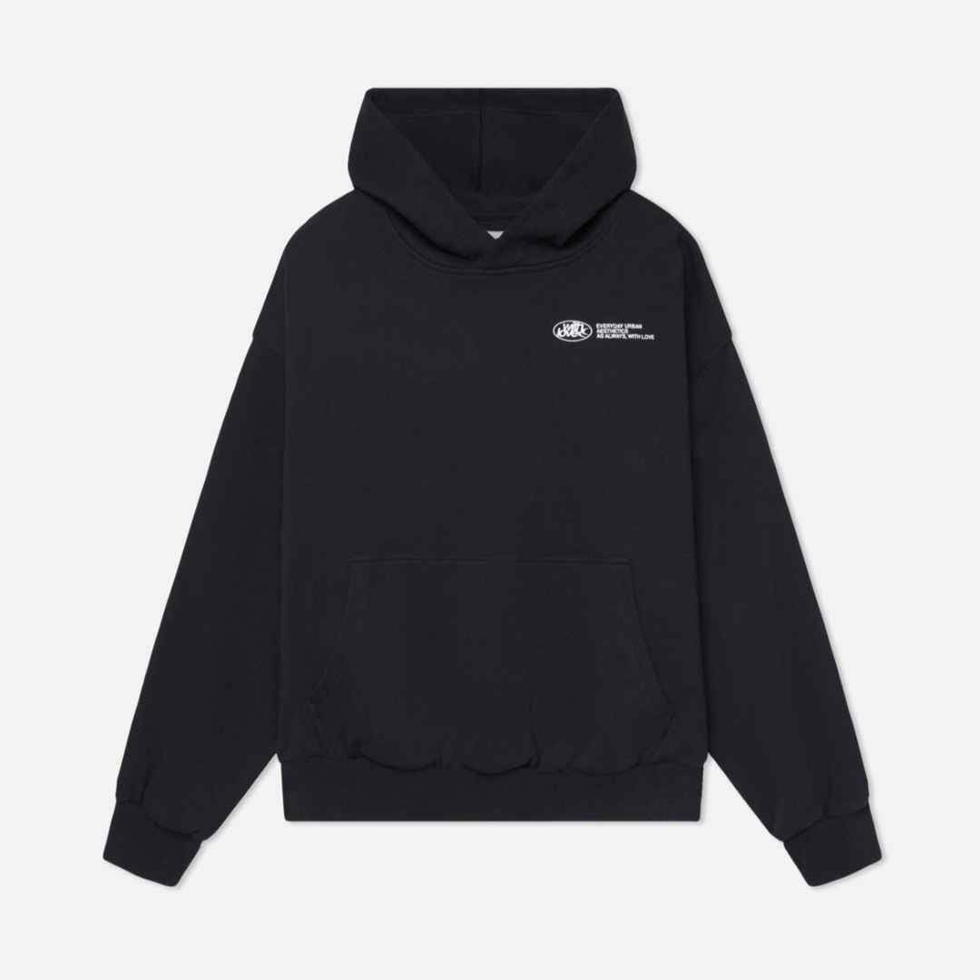 Damen Oversized Hoodie Love Print Groß