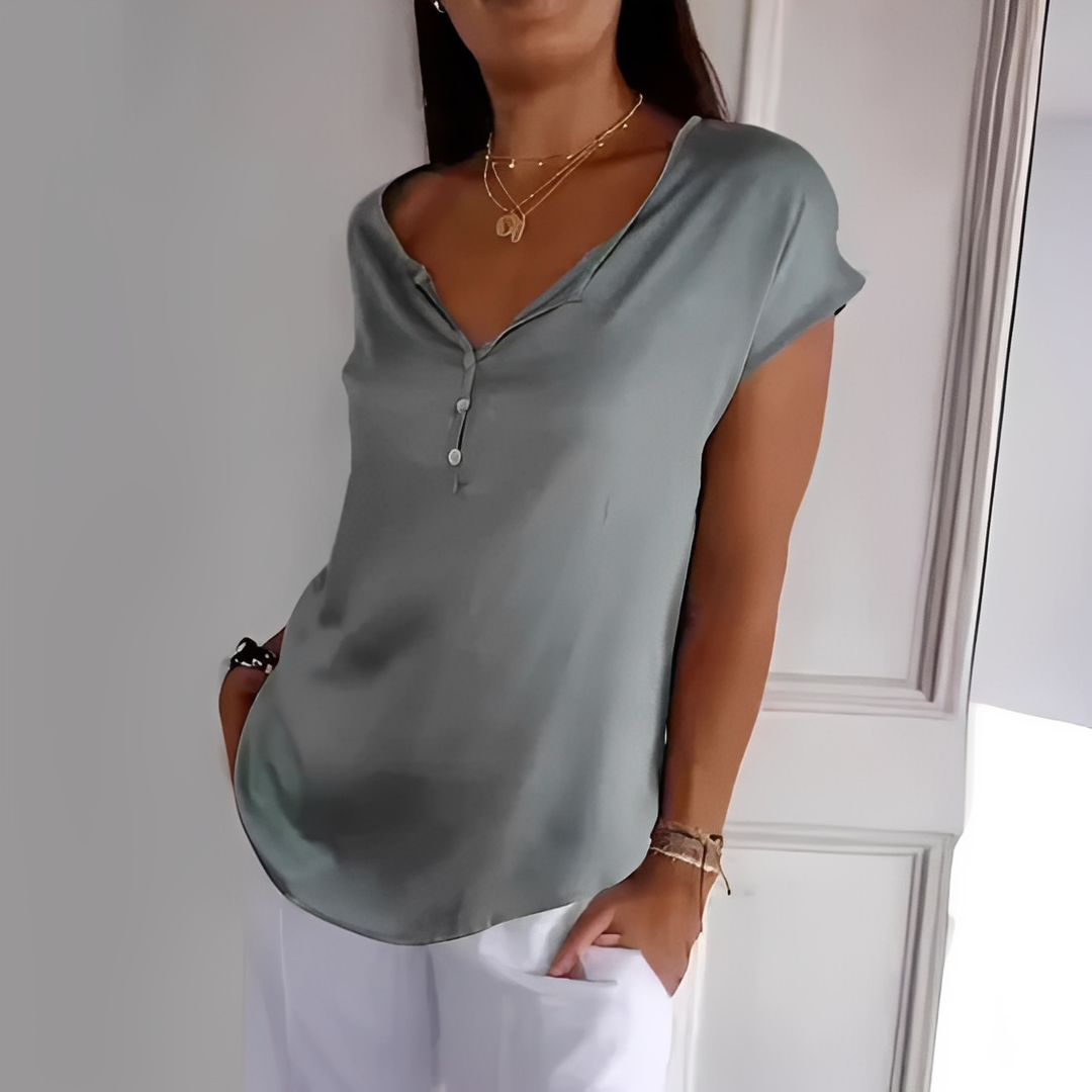 Damen Sommeroberteil Elegantes Leichtes Baumwolle
