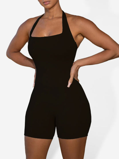 Damen Sport-Jumpsuit Shortsanzug Freizeit
