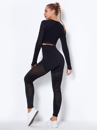 Damen Sportset 2-teilig Strukturiert Modern