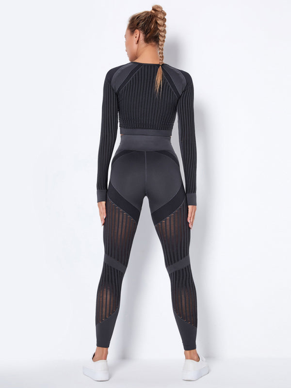 Damen Sportset 2-teilig Strukturiert Modern