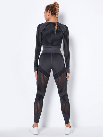 Damen Sportset 2-teilig Strukturiert Modern