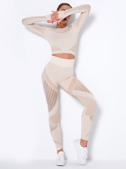 Damen Sportset 2-teilig Strukturiert Modern