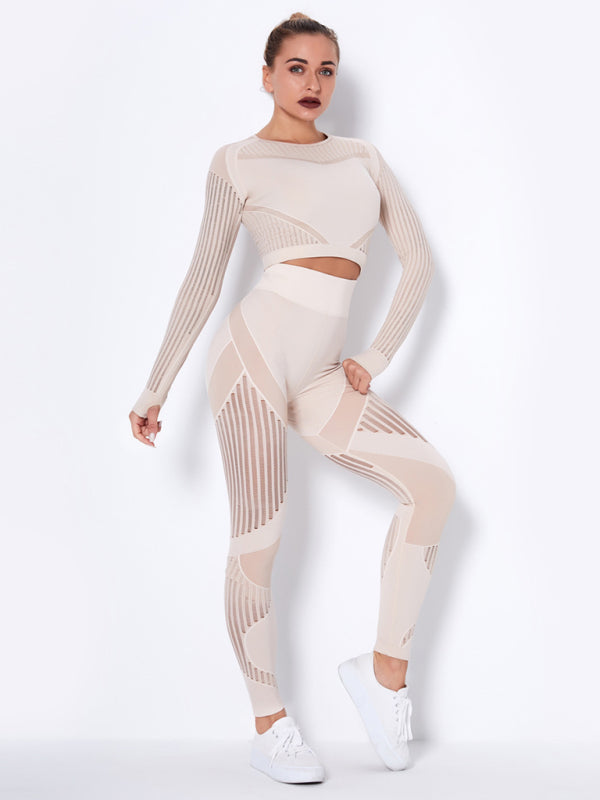 Damen Sportset 2-teilig Strukturiert Modern