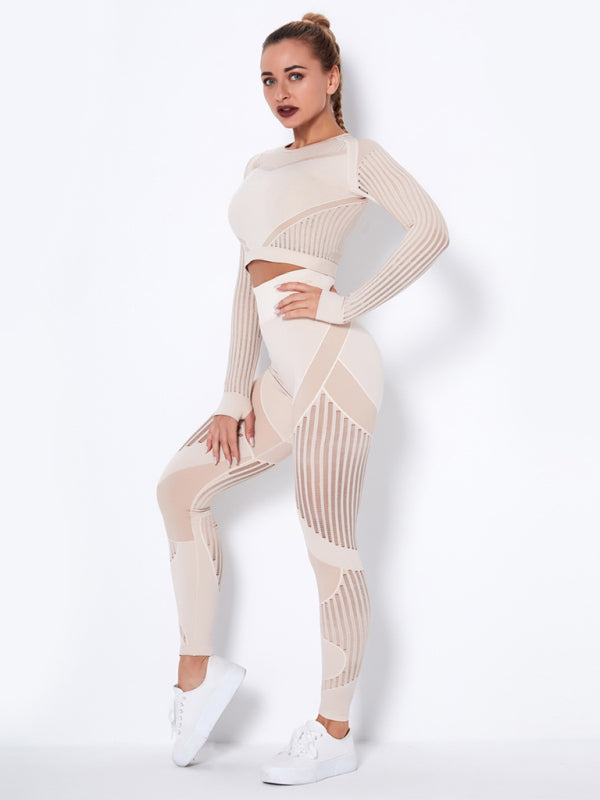 Damen Sportset 2-teilig Strukturiert Modern