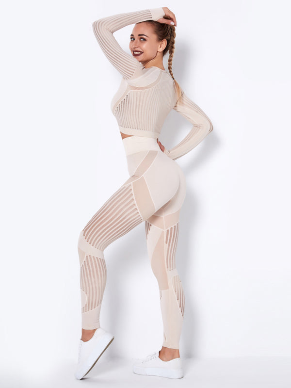 Damen Sportset 2-teilig Strukturiert Modern