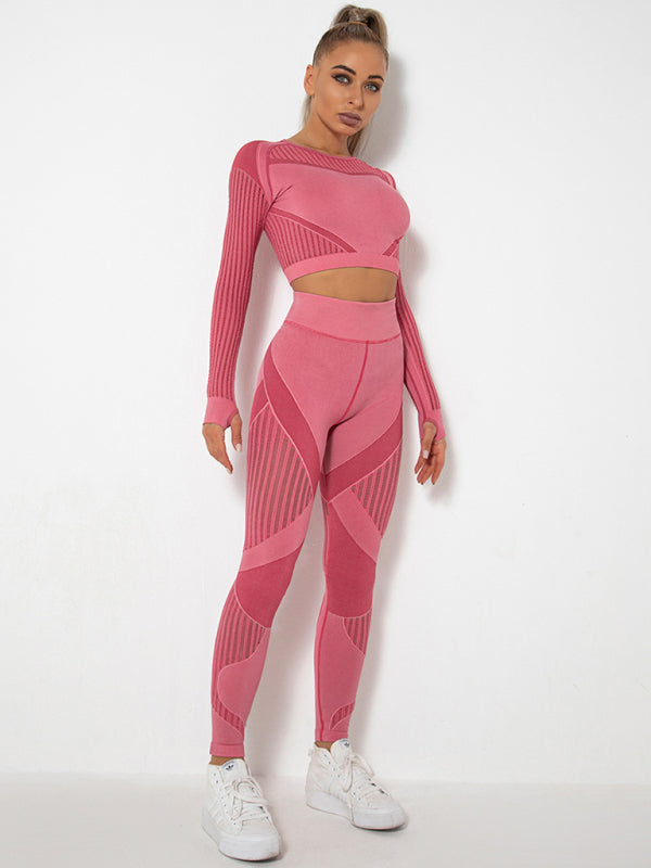 Damen Sportset 2-teilig Strukturiert Modern