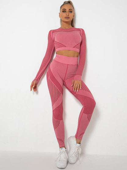 Damen Sportset 2-teilig Strukturiert Modern