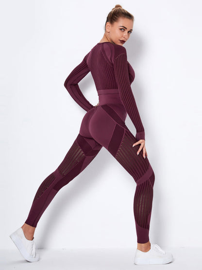 Damen Sportset 2-teilig Strukturiert Modern