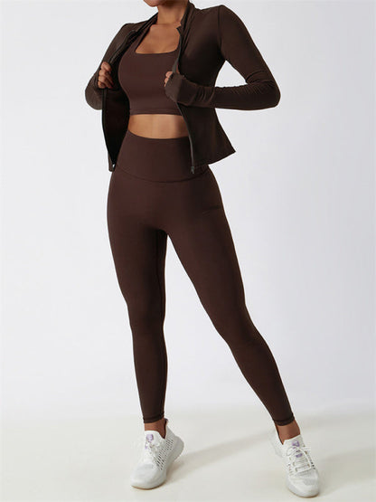 Damen Trainingsjacke Langarm Sportlich