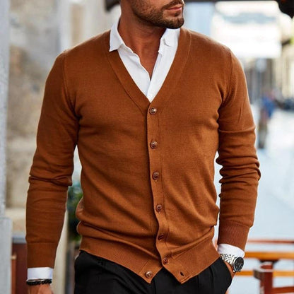 Herren Strickjacke Warm Bequem