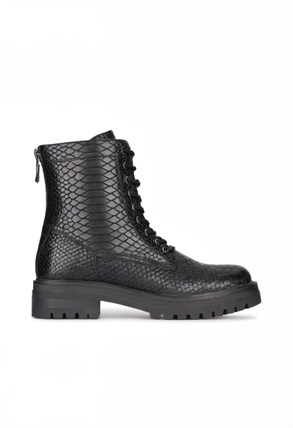 Damen Stiefel Hoch Schmal Leder