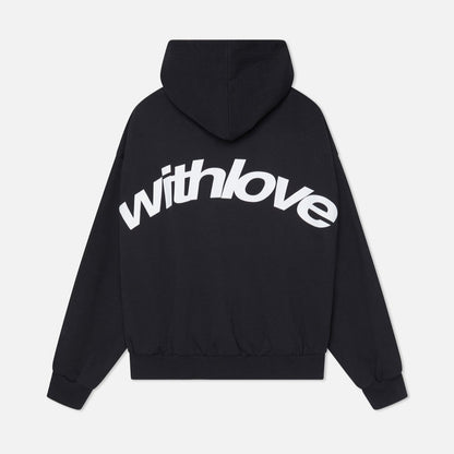 Damen Oversized Hoodie Love Print Groß