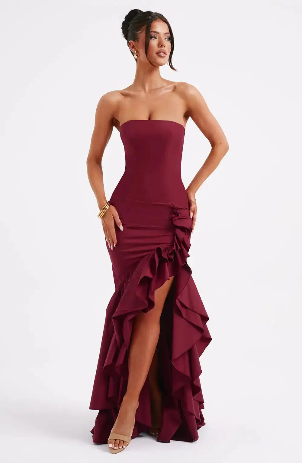 Damen Langkleid Sommer Maxikleid - Norvielle