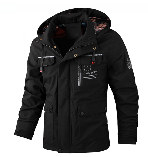 Herren Regenjacke Wasserdicht Leicht