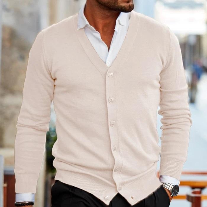 Herren Strickjacke Warm Bequem