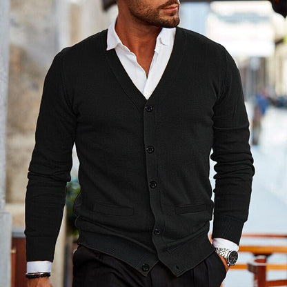 Herren Strickjacke Warm Bequem