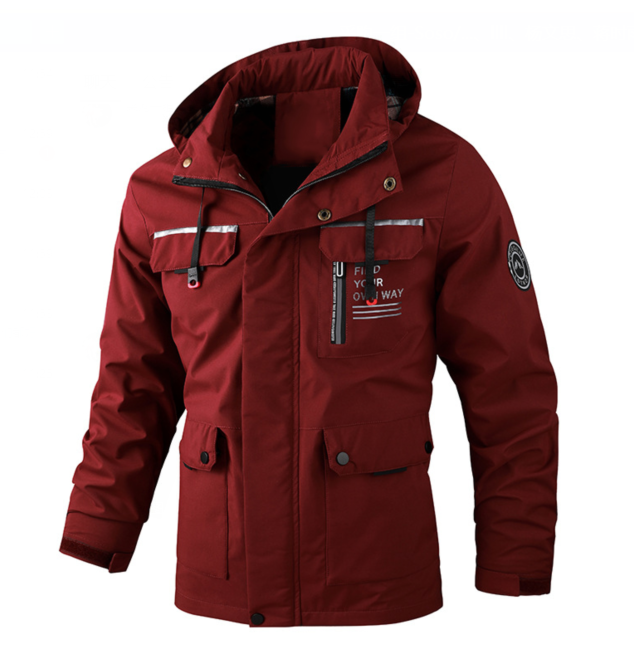 Herren Regenjacke Wasserdicht Leicht