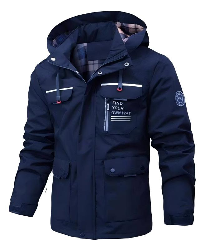 Herren Regenjacke Wasserdicht Leicht