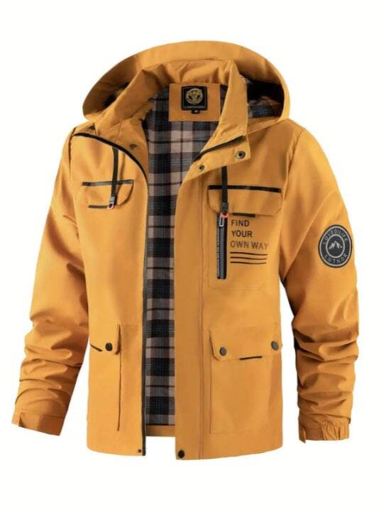 Herren Regenjacke Wasserdicht Leicht