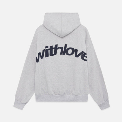 Damen Oversized Hoodie Love Print Groß