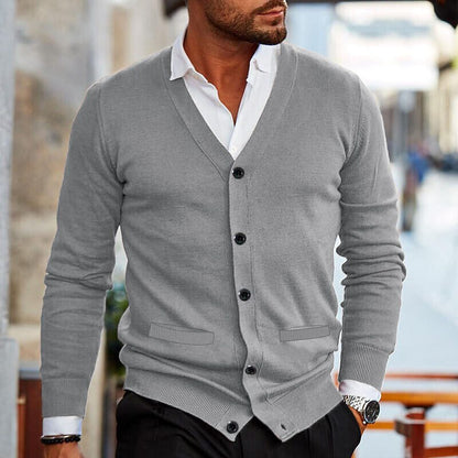 Herren Strickjacke Warm Bequem