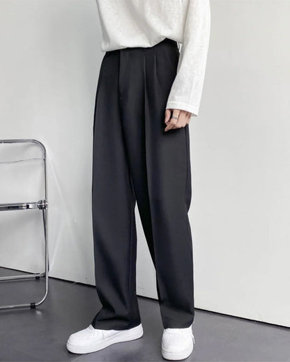 Enzo Damen Anzughose High-Waist Weites Bein