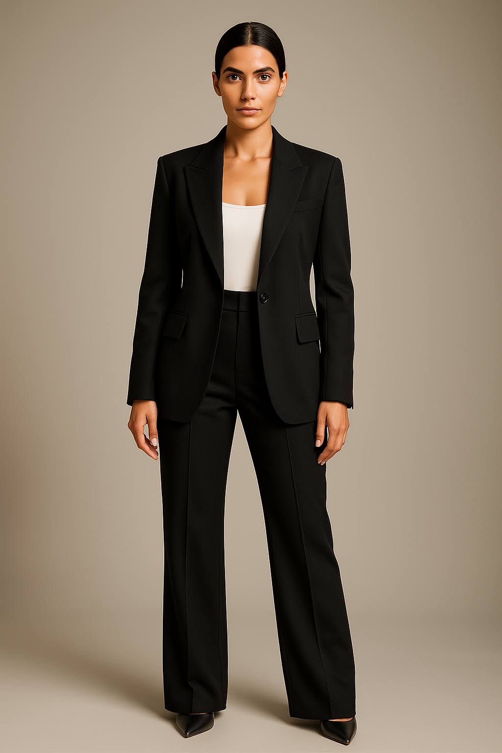 Valenca Damen Anzugset Schwarz
