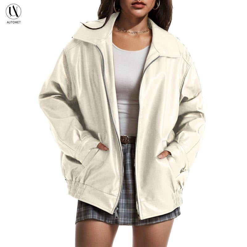 Lederjacke Herren Bomber Lederoberfläche