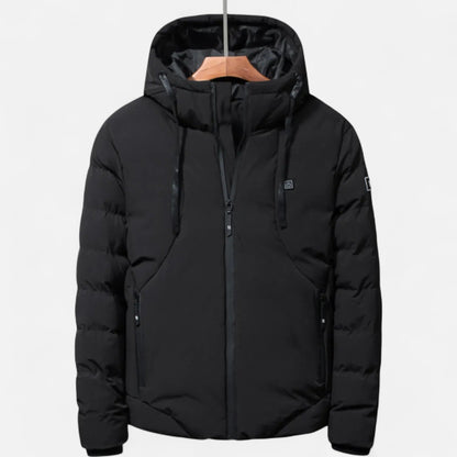 Herren Winterjacke Robust Steppjacke mit Kapuze